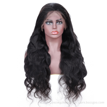 Cheap Wholesale Lace Front Wigs 100% Cambodian Human Hair Vendor Body Wave Swiss Lace Frontal Wigs Pre Plucked Hairline